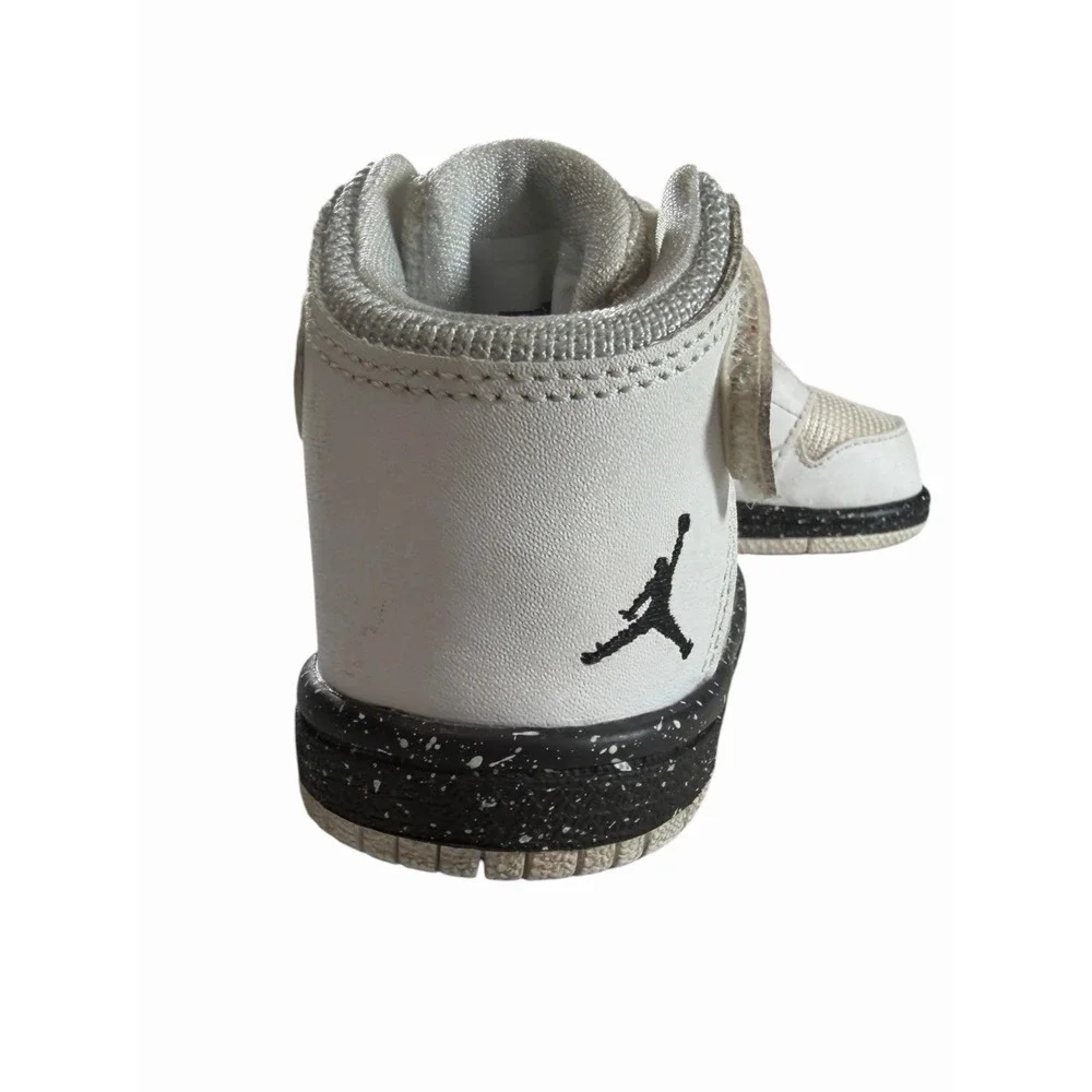 Baby Toddlers Sz 6c‎ Air Jordan High Tops Gray Black White 351028-002